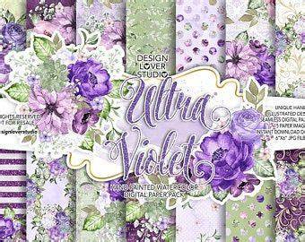 Download Free Hand draw Violet Digital Paper Pack Digital Scrapbook For Crafts