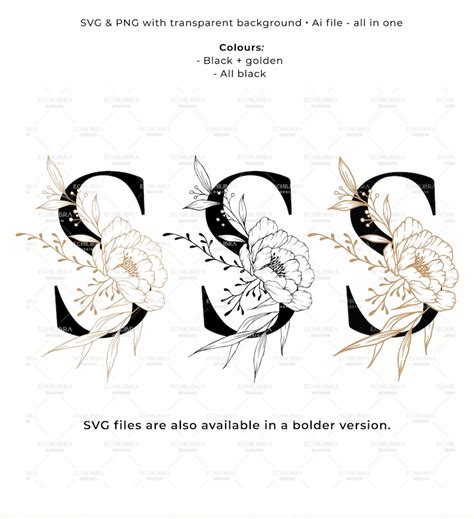 Download Free Hand-Drawn Botanical Monograms Commercial Use For Crafts