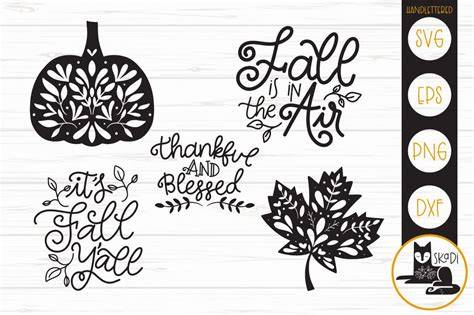 Download Free Handlettered Fall Sayings Bundle / SVG PNG JPEG DXF DXF Files