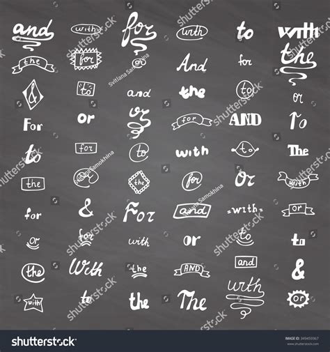 Download Free Handlettered catchwords and elements Easy Edite