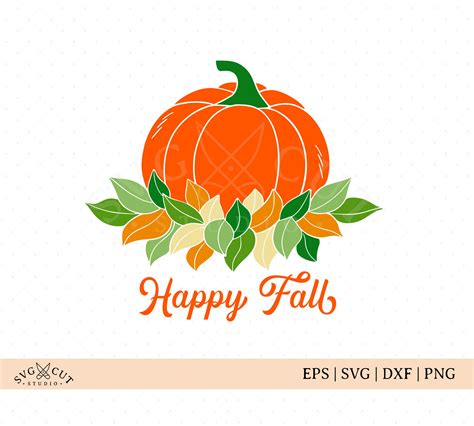 Download Free Happy Fall Pumpkin For Cricut