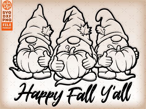 Download Free Happy Fall Y'all Files DXF Files
