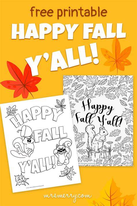 Download Free Happy Fall Y'all For Crafts