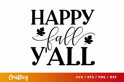 Download Free Happy Fall Yall SVG/PNG Graphic Files