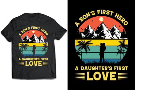 Download Free Happy Fathers Day T-Shirt Design Commercial Use DXF Files