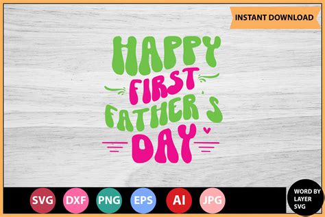 Download Free Happy First Fathers Day Svg Files Free PSD Mockups