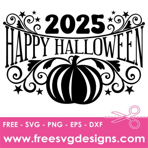 Download Free Happy Halloween SVG Cut File, DXF and PNG File Files DXF Files