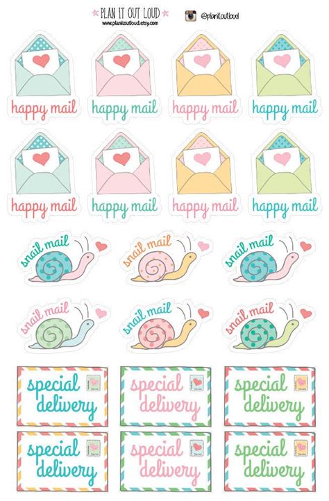 Download Free Happy Mail - Snail Mail Printable