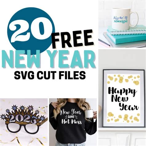 Download Free Happy New Year SVG Files DXF Files