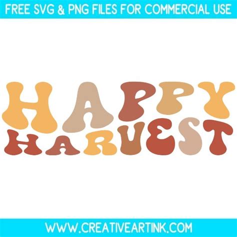 Download Free Happy harvest Cut Files