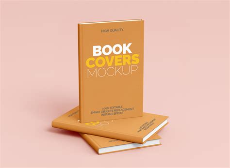 Download Free Hardcover Books w/ Matte Cover Mockup PSD Free Mockups Yellowimages PSD PSD Files