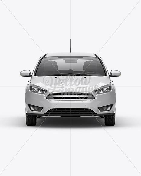 Download Free Hatchback 5-Door HQ Mockup - Front View PSD Object Mockups PSD Files