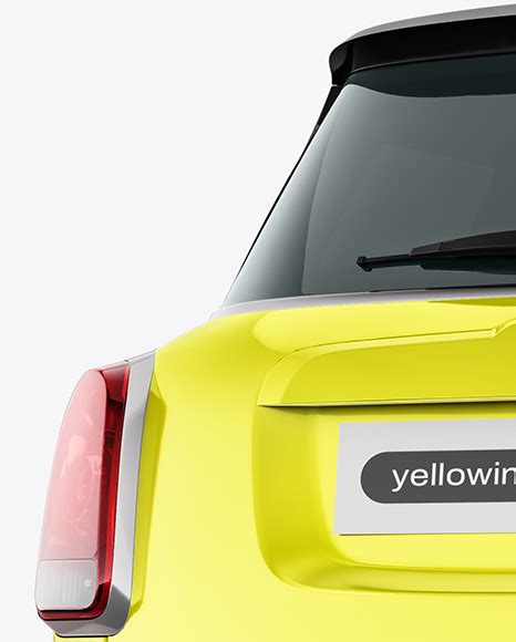 Download Free Hatchback Mockup - Back Half Side View PSD Yellowimages