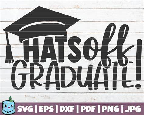 Download Free Hats Off Graduate SVG Cut File DXF Files