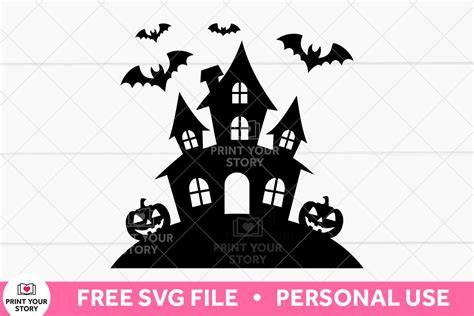 Download Free Haunted House - SVG File, DXF File Commercial Use For Crafts