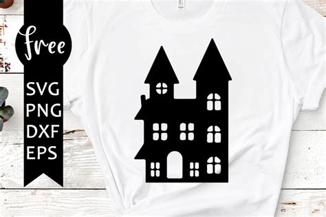 Download Free Haunted House - SVG File, DXF File Cricut SVG DXF Files