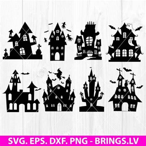 Download Free Haunted House - SVG File, DXF File Files for Cricut