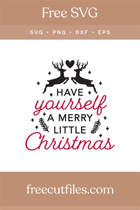 Download Free Have Yourself Merry Little Christmas Fun DXF Files