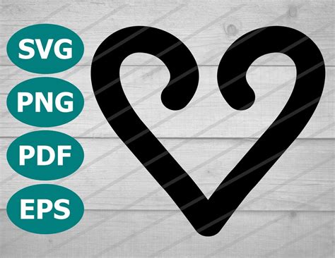 Download Free Heart Cut File Silhouette Vector Graphics Commercial Use