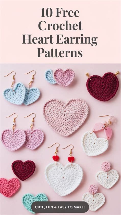 Download Free Heart Earring Crafts