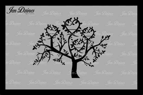 Download Free Heart Family Tree Bundle SVG DXF EPS PNG DXF Files
