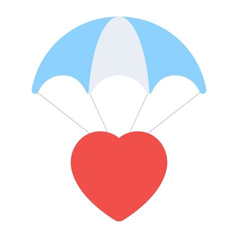 Download Free Heart Parachute | Applique Embroidery Crafts