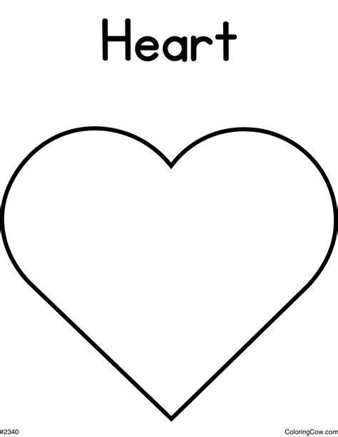 Free Heart Shape Coloring Pages