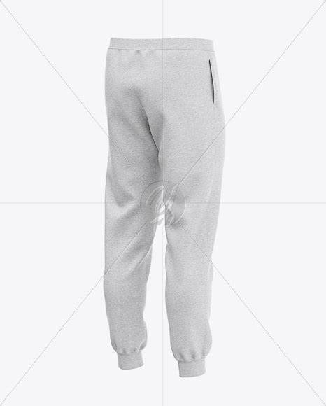 Download Free Heather Cuffed Sweatpants PSD Generator