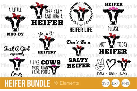Unleash Your Creative Side with Free Heifer SVG Designs: Moo-ve over Ordinary Projects!