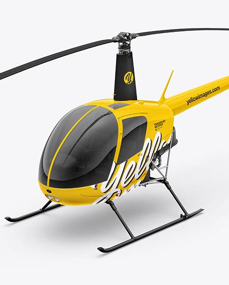 Download Free Helicopter Mockup - Half Side View PSD Generator PSD Files