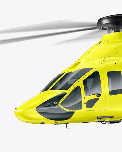 Download Free Helicopter Mockup - Half Side View PSD PSD Yellowimages PSD Files