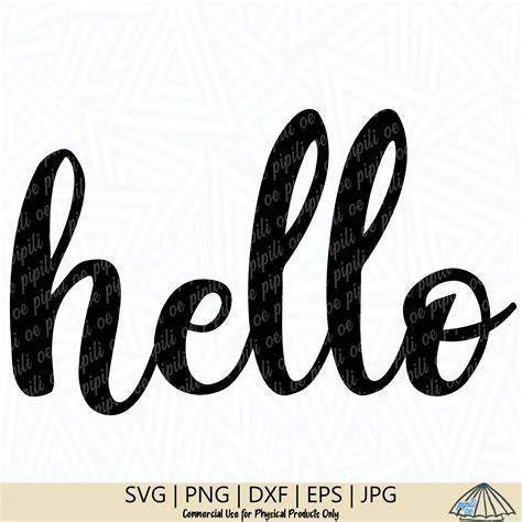 Download Free Hello - SVG - PDF - DXF - hand drawn lettered cut file - graphic
overlay DXF Files