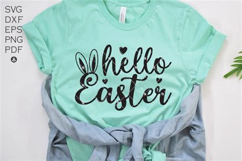 Download Free Hello Easter - SVG File, DXF File for Cricut Machine