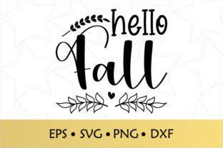 Download Free Hello Fall / SVG PNG DXF for Cricut Machine