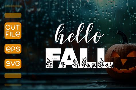 Download Free Hello Fall | Autumn Cut File Commercial Use Free PSD Mockups
