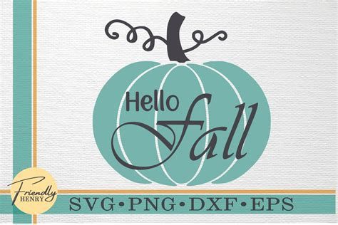 Download Free Hello Fall Pumpkin | Cut File For Cricut