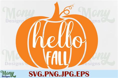 Download Free Hello Fall Pumpkin | Cut File For Silhouette