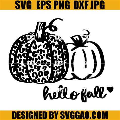 Download Free Hello Fall Pumpkin | Cut File SVG Files