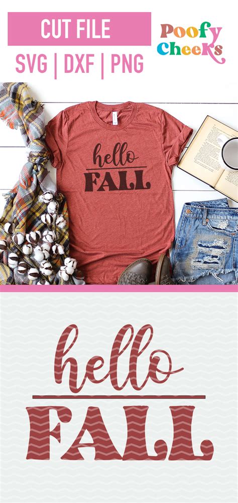 Download Free Hello Fall SVG Cut File Commercial Use DXF Files