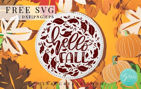 Download Free Hello Fall SVG Cut File Files For Crafts