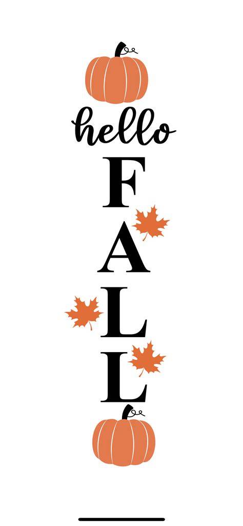 Download Free Hello Fall Sign Crafts