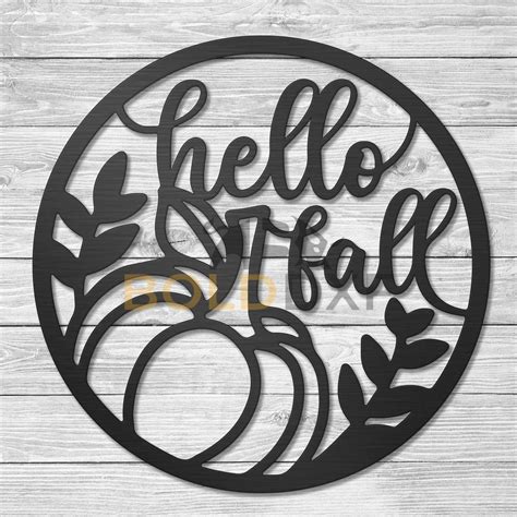 Download Free Hello Fall Sign Creativefabrica DXF Files