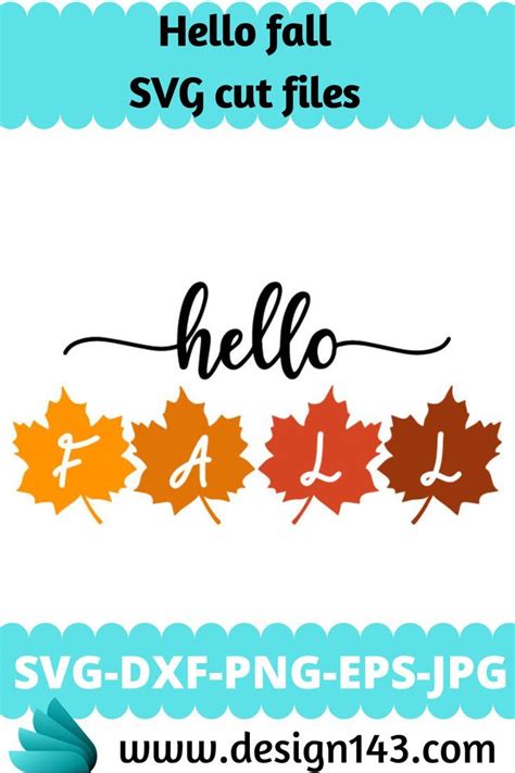 Download Free Hello Fall Sign Files for Cricut