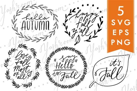 Download Free Hello Fall Silhouette Free PSD Mockups