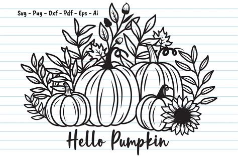 Download Free Hello Pumpkin - SVG Printable