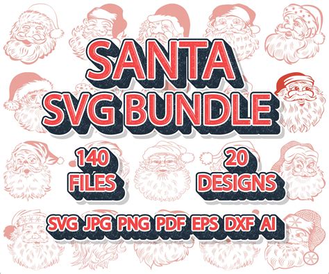 Download Free Hello Santa SVG Files for Cricut