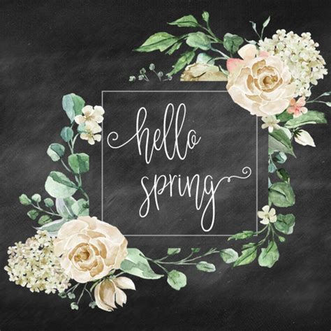 Download Free Hello Spring 1 Printable