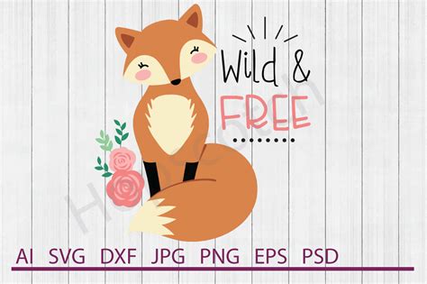 Download Free Hello Spring SVG, Fox SVG, DXF File, Cuttable File For Silhouette