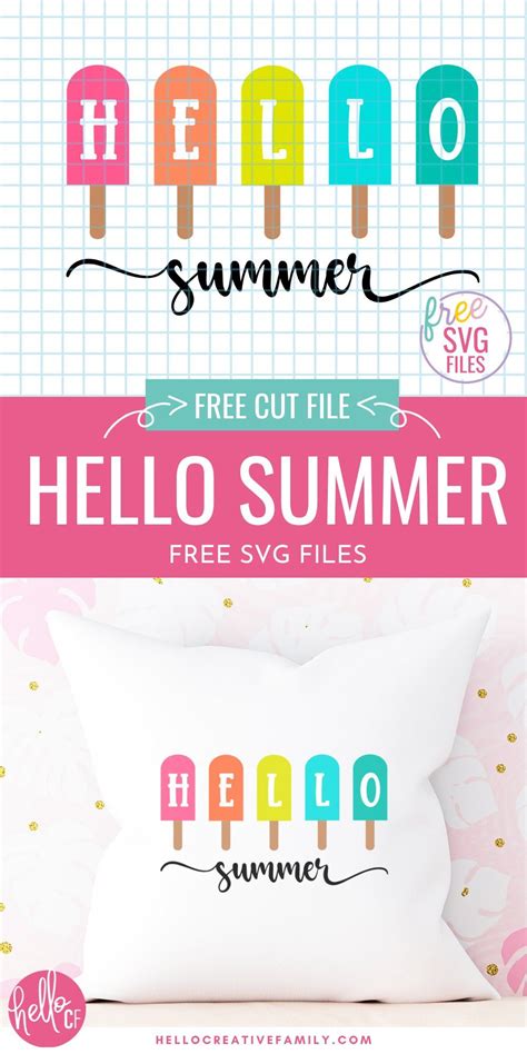 Download Free Hello Summer - SVG file Easy Edite