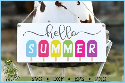 Download Free Hello Summer Popsicles SVG Cut File Commercial Use Free PSD Mockups